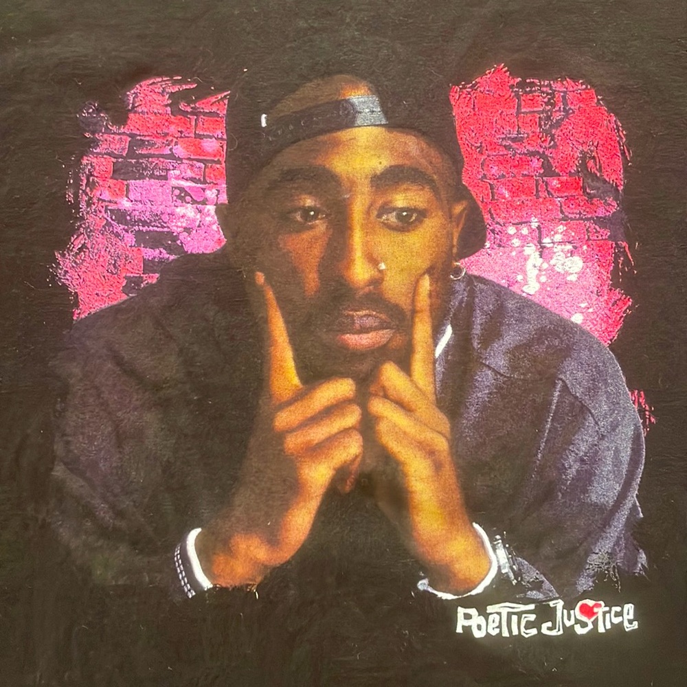 Poetic Justice Black T shirt size 3x short sleeved